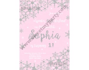 Winter Onederland Invitation,(5)